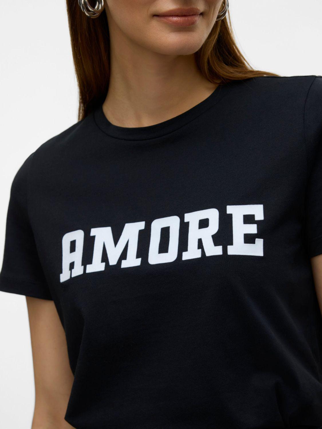 T-Shirt Donna Nero - Santangelo