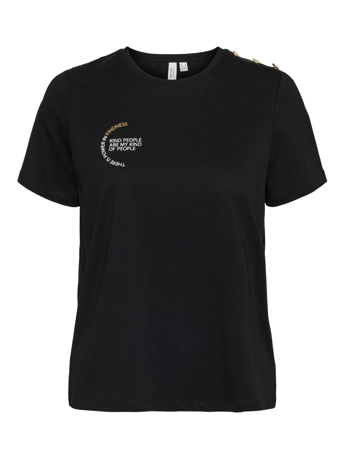 T-Shirt Donna Nero - Santangelo