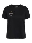 T-Shirt Donna Nero - Santangelo