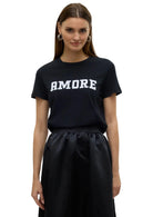 T-Shirt Donna Nero - Santangelo