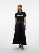 T-Shirt Donna Nero - Santangelo