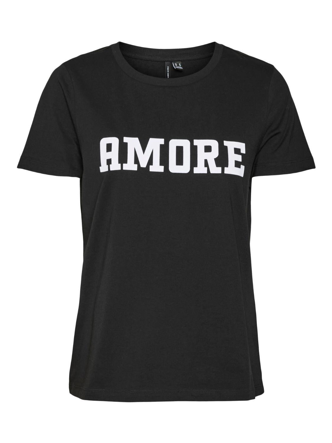 T-Shirt Donna Nero - Santangelo