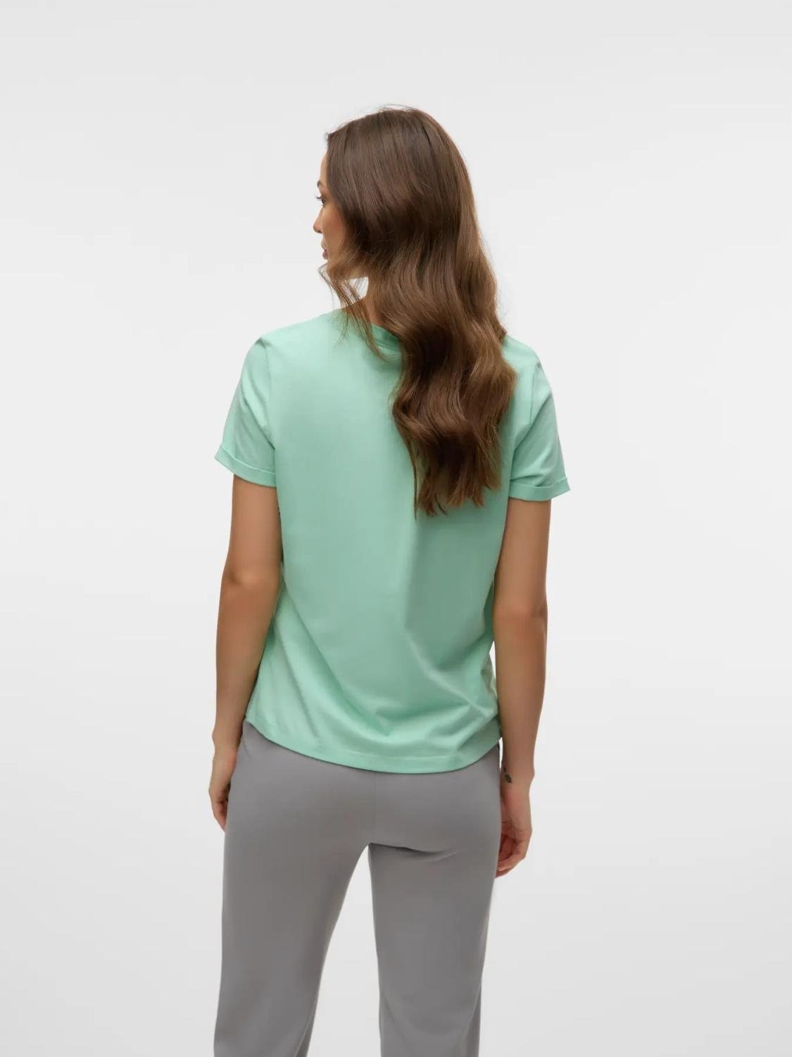 T-Shirt Donna Vmpaula Verde Chiaro - Santangelo