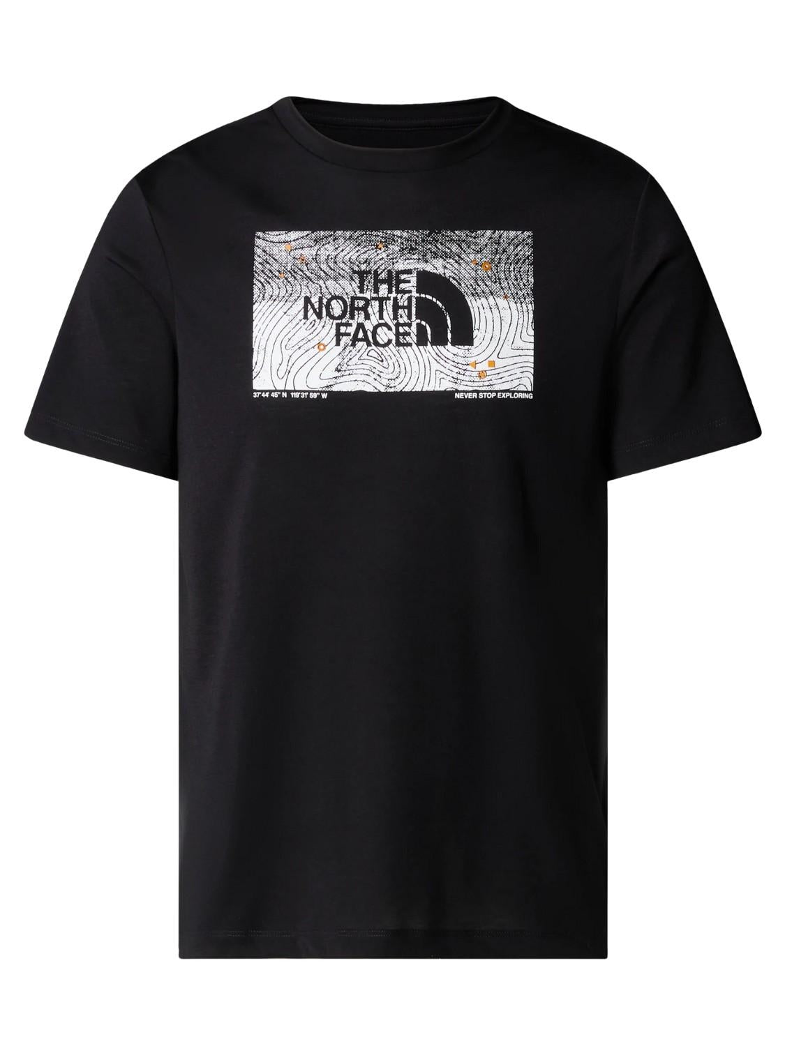T-Shirt Foundation Abstract Graphic Uomo TNF Black - Santangelo