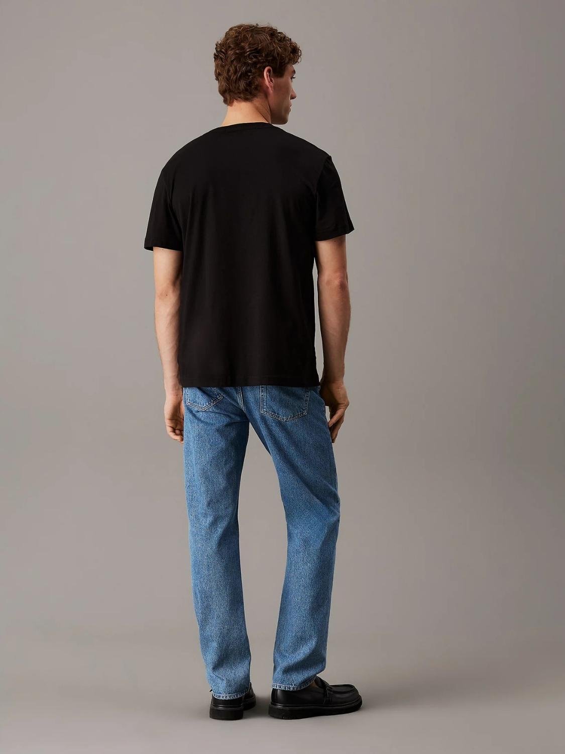 T-shirt in cotone con stemma Uomo Ck Black - Santangelo