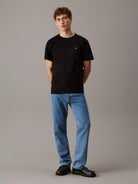 T-shirt in cotone con stemma Uomo Ck Black - Santangelo