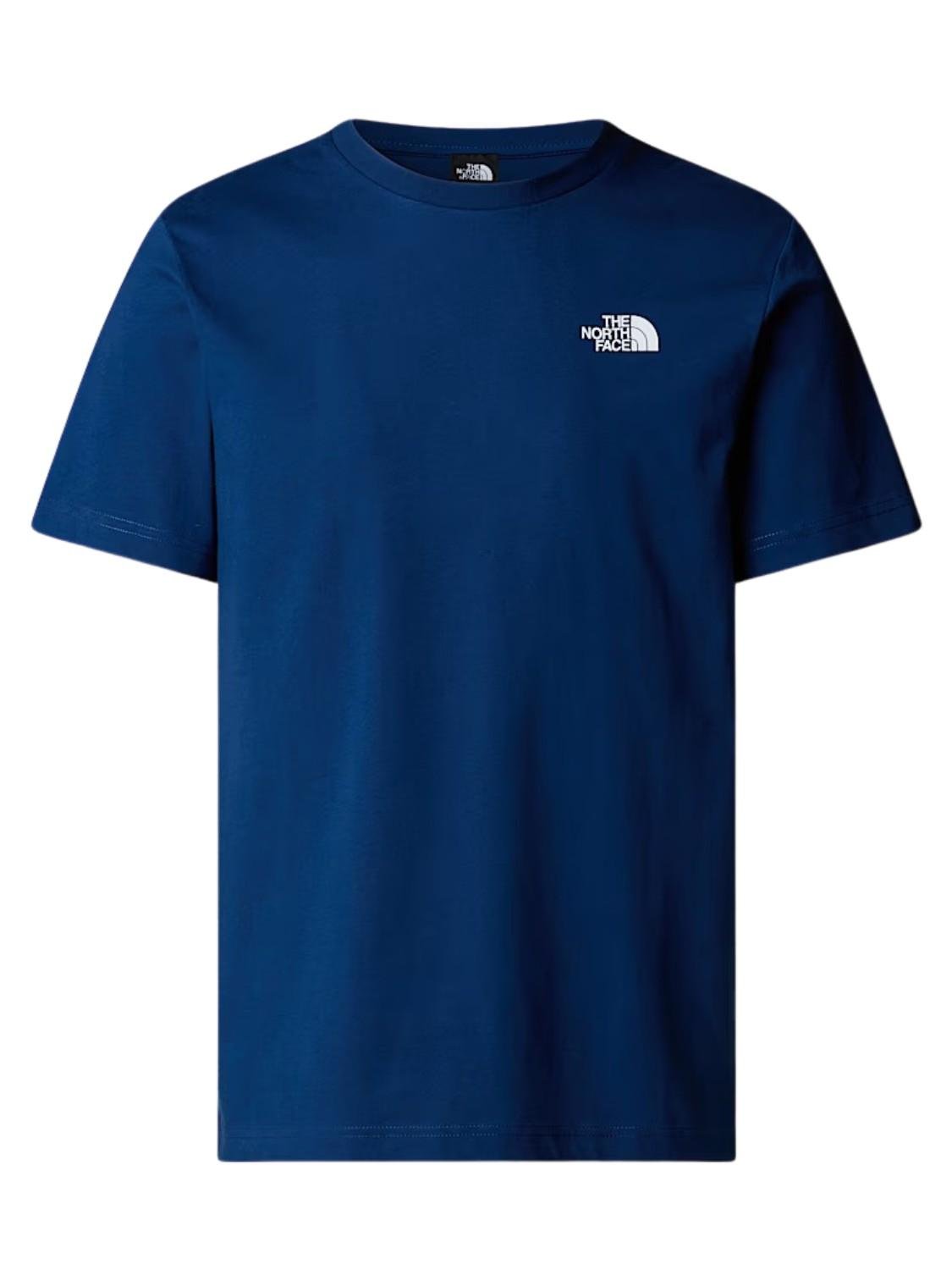 T-Shirt Redbox Uomo Estate Blue TNF White - Santangelo