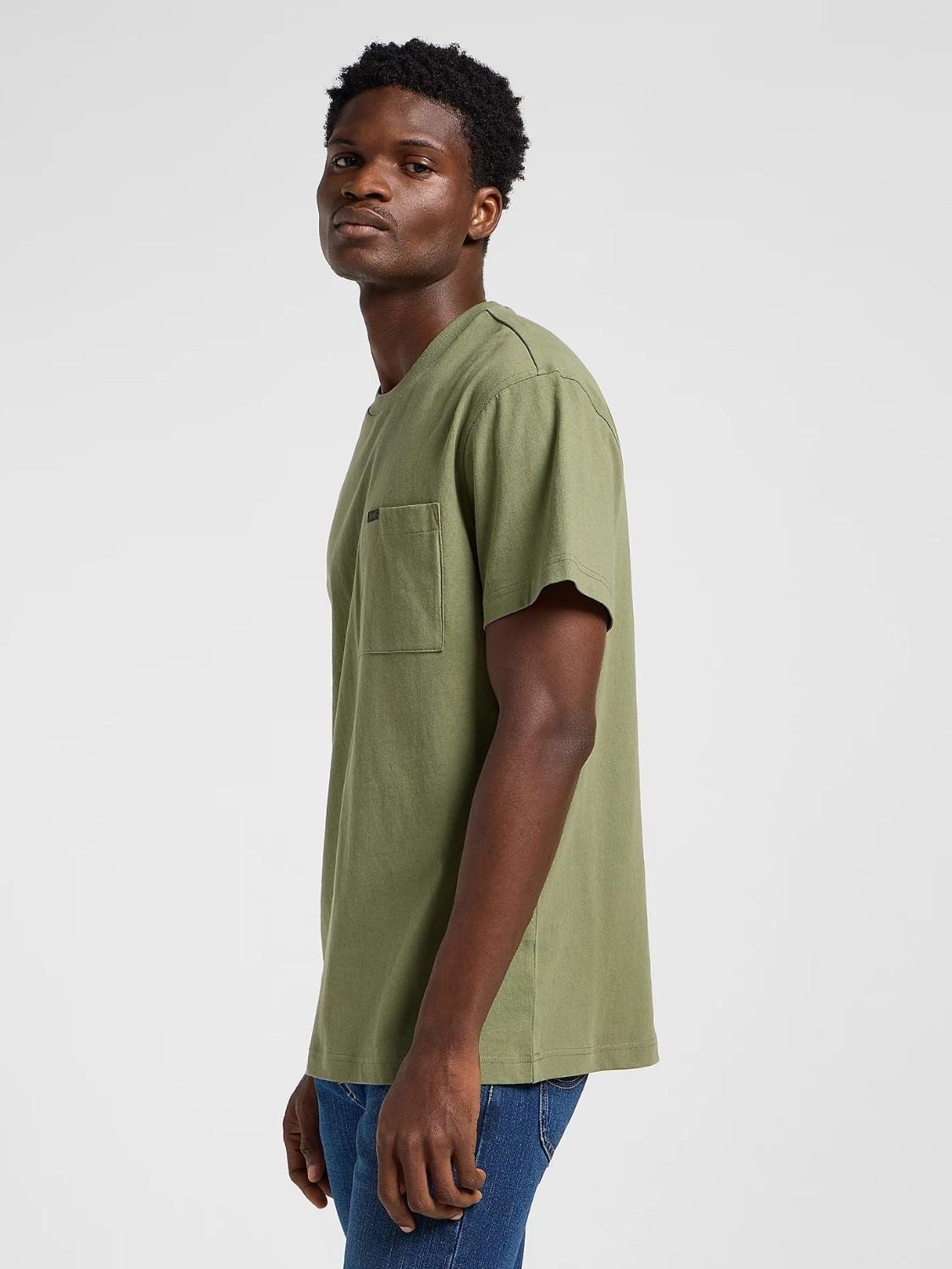 T-Shirt Relaxed Pocket Tee Uomo Mercantile Green - Santangelo