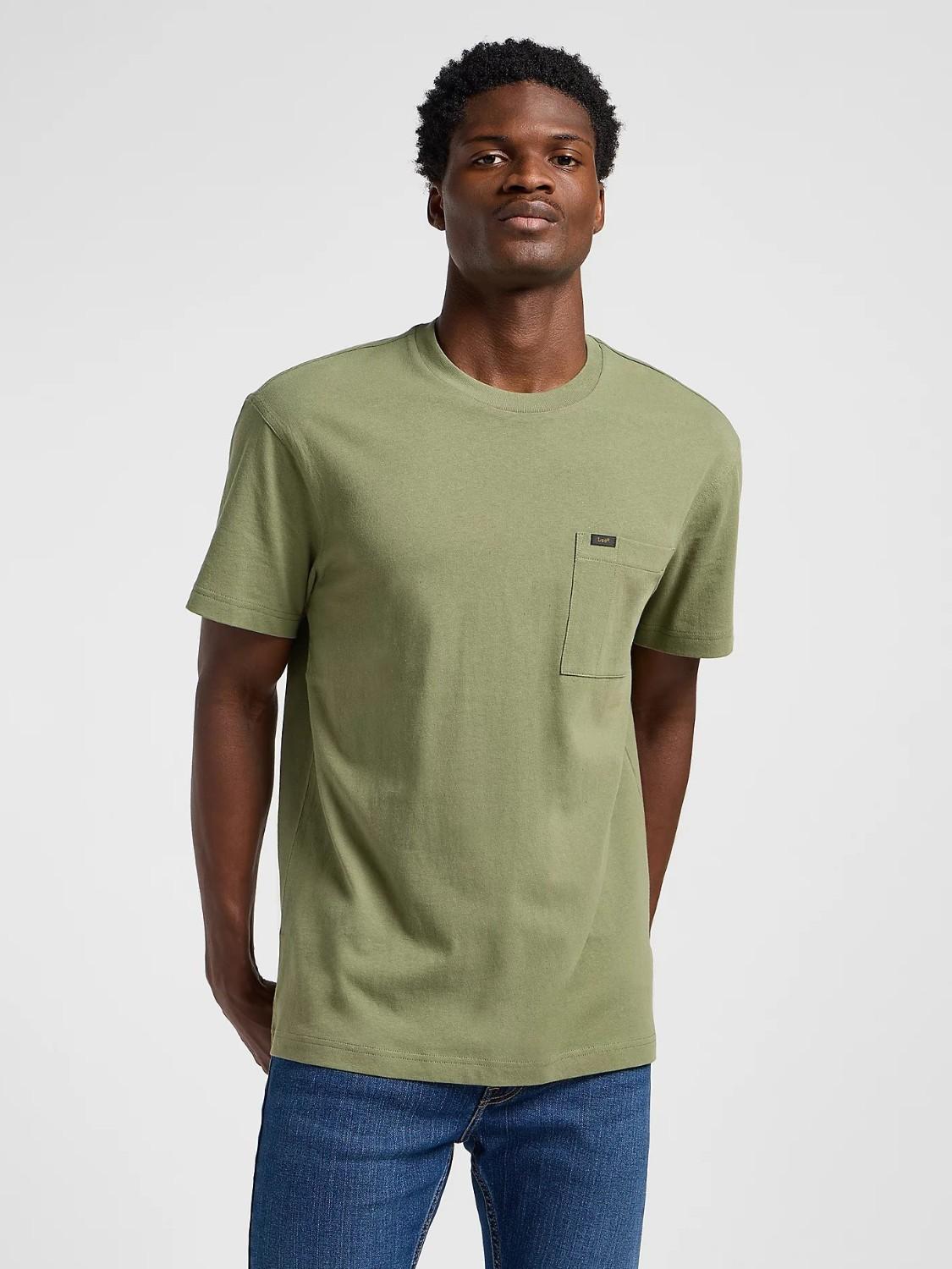 T-Shirt Relaxed Pocket Tee Uomo Mercantile Green - Santangelo