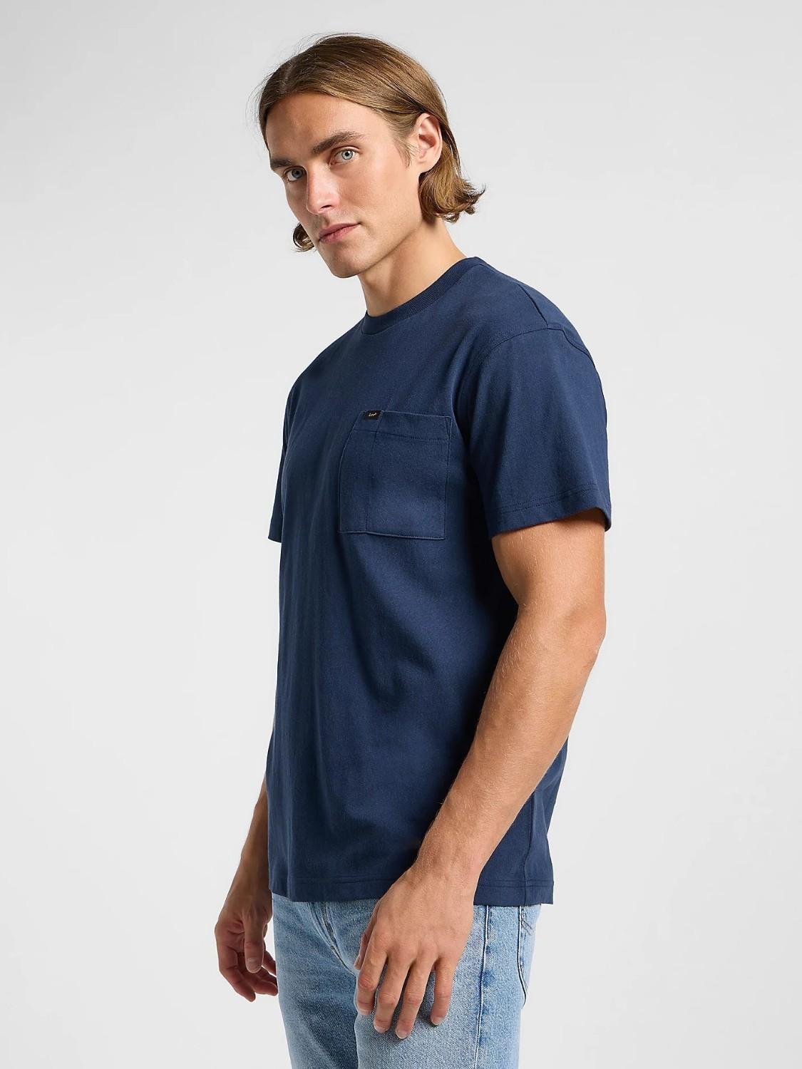 T-Shirt Relaxed Pocket Tee Uomo Mood Indigo - Santangelo