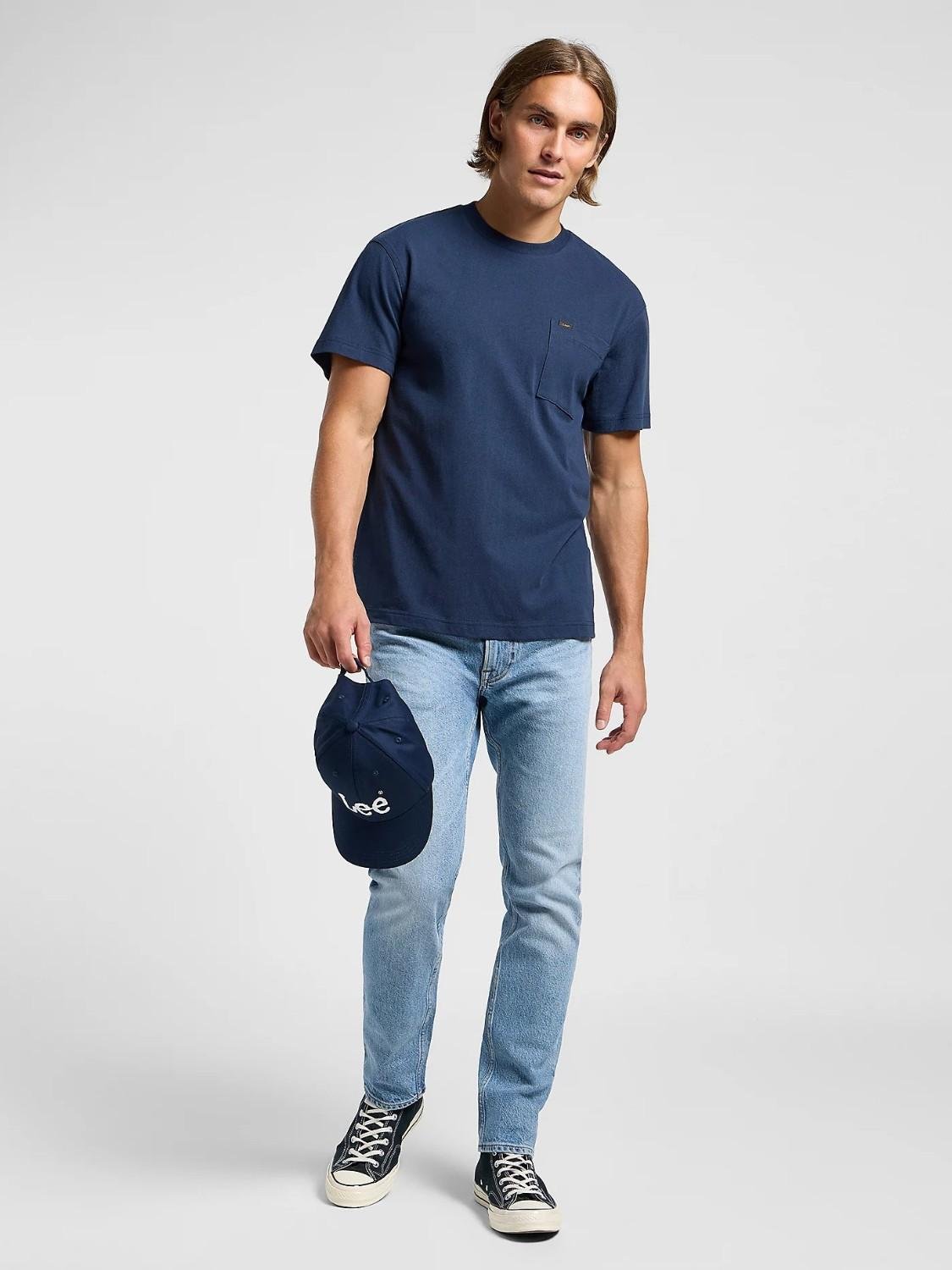 T-Shirt Relaxed Pocket Tee Uomo Mood Indigo - Santangelo