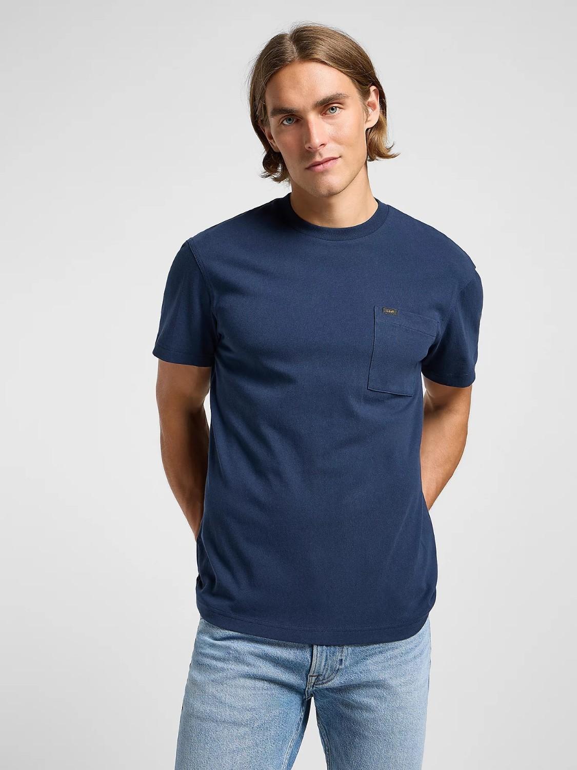 T-Shirt Relaxed Pocket Tee Uomo Mood Indigo - Santangelo