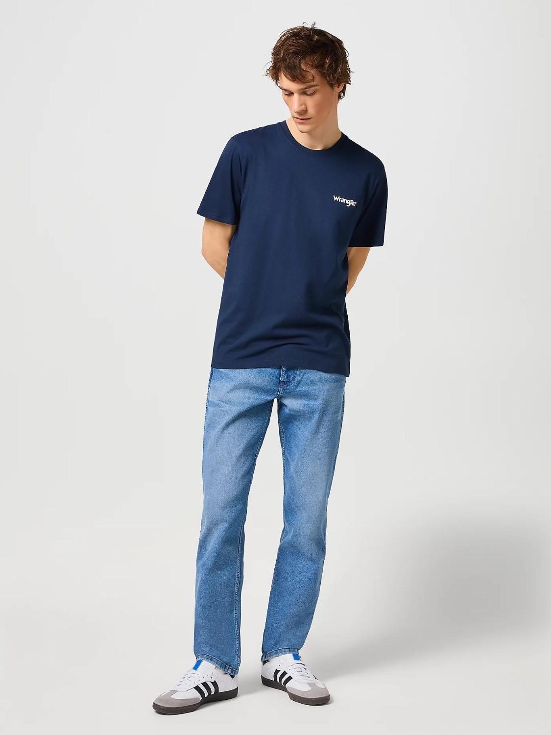 T-Shirt Sign Off Uomo Blu - Santangelo