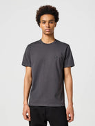 T-Shirt Sign Off Uomo Faded Black - Santangelo