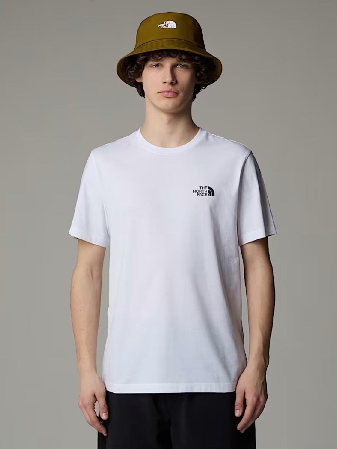 T-Shirt Simple Dome Uomo TNF White - Santangelo