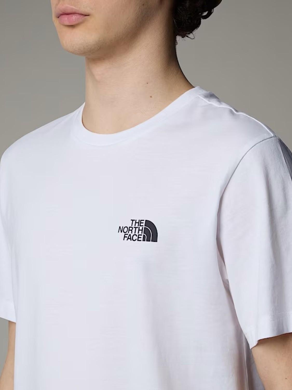 T-Shirt Simple Dome Uomo TNF White - Santangelo