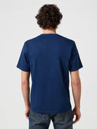 T-Shirt Small Logo Uomo Blu Navy - Santangelo