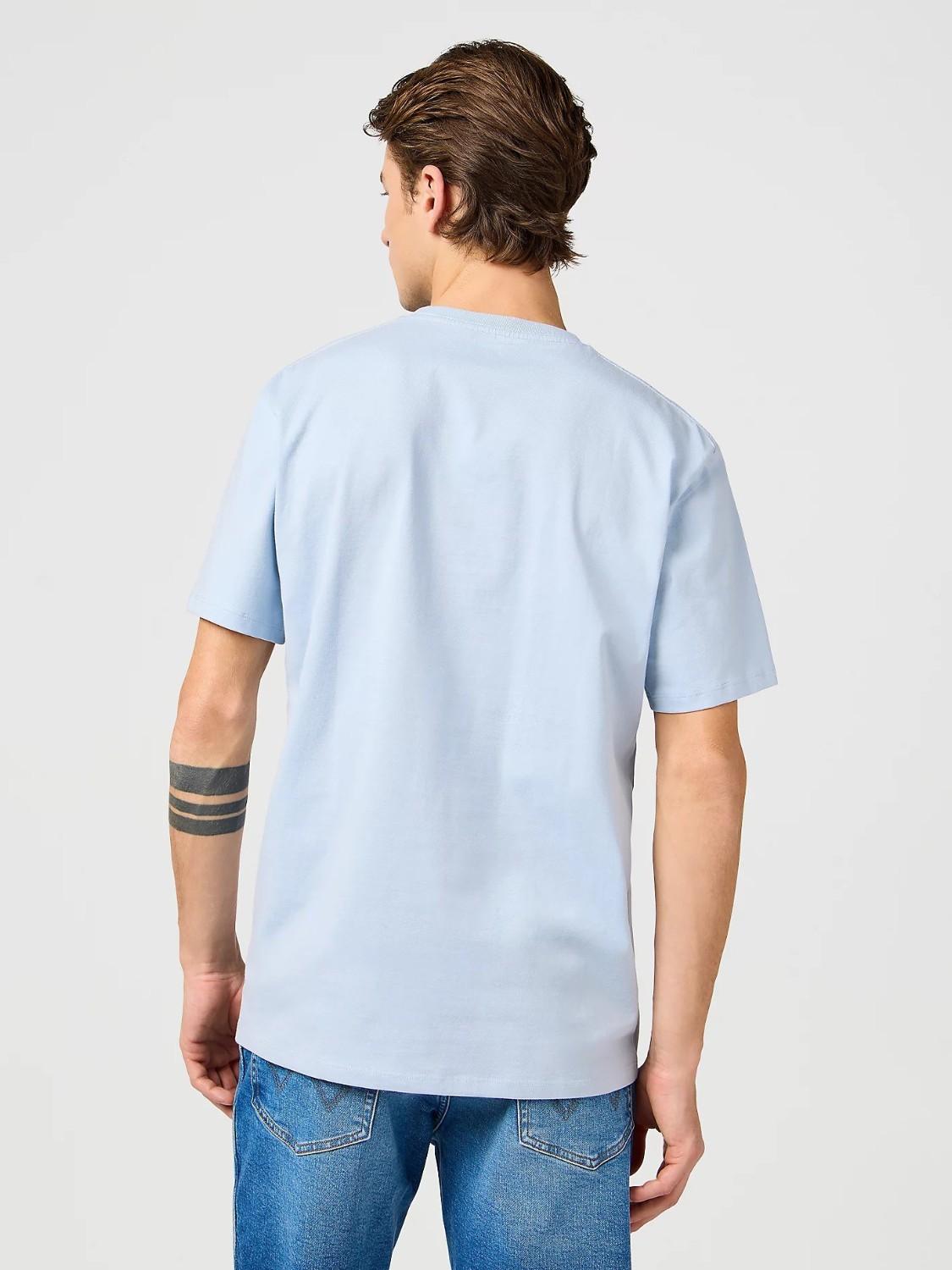 T-Shirt Small Logo Uomo Niagara Mist - Santangelo