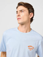 T-Shirt Small Logo Uomo Niagara Mist - Santangelo