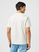 T-Shirt Small Logo Uomo Vintage White - Santangelo