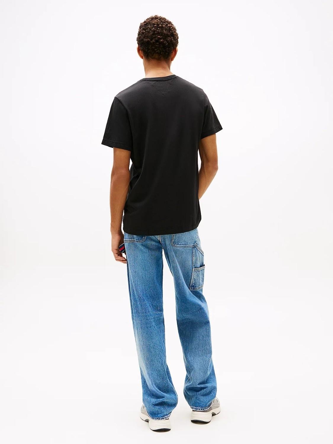 Tommy Hilfiger T-shirt Classics regular fit Uomo Nero - Santangelo