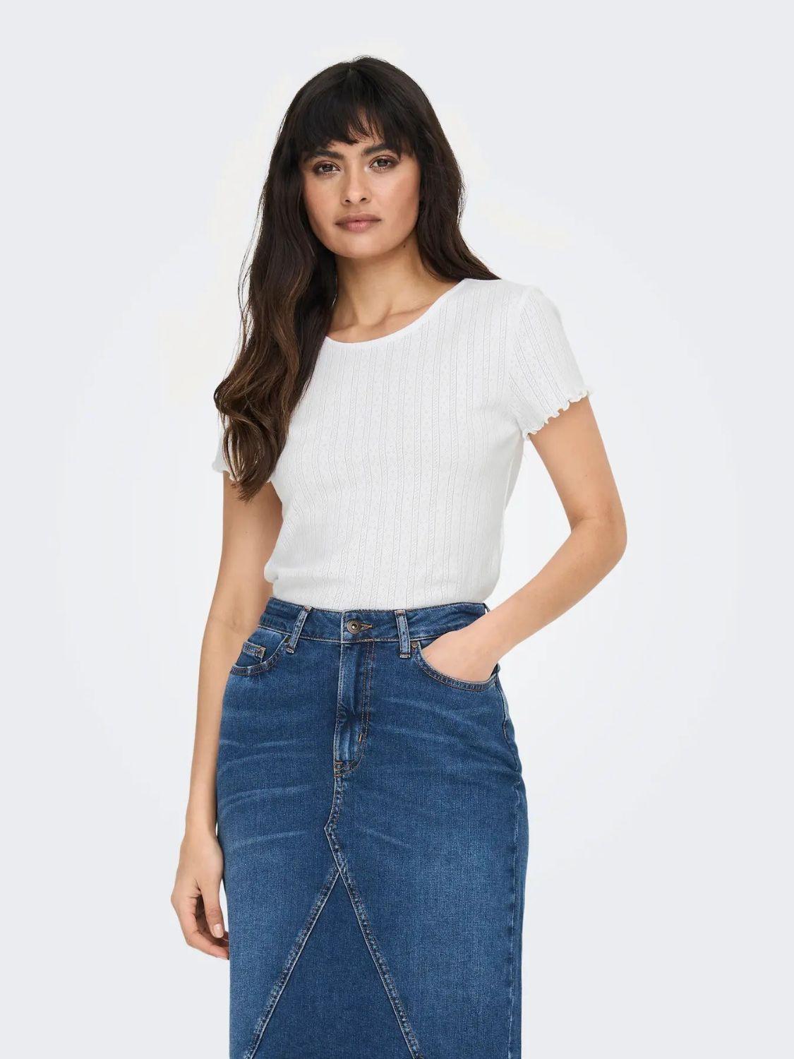 Top aderente Donna Bianco - Santangelo