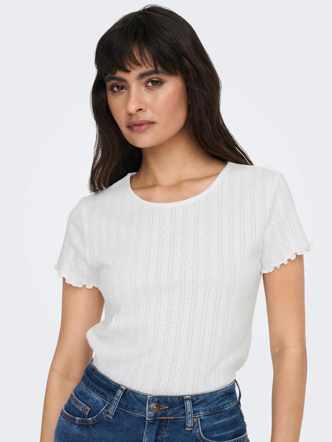Top aderente Donna Bianco - Santangelo