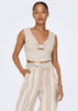 Beige Women's Top