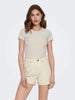 Beige Women's Top