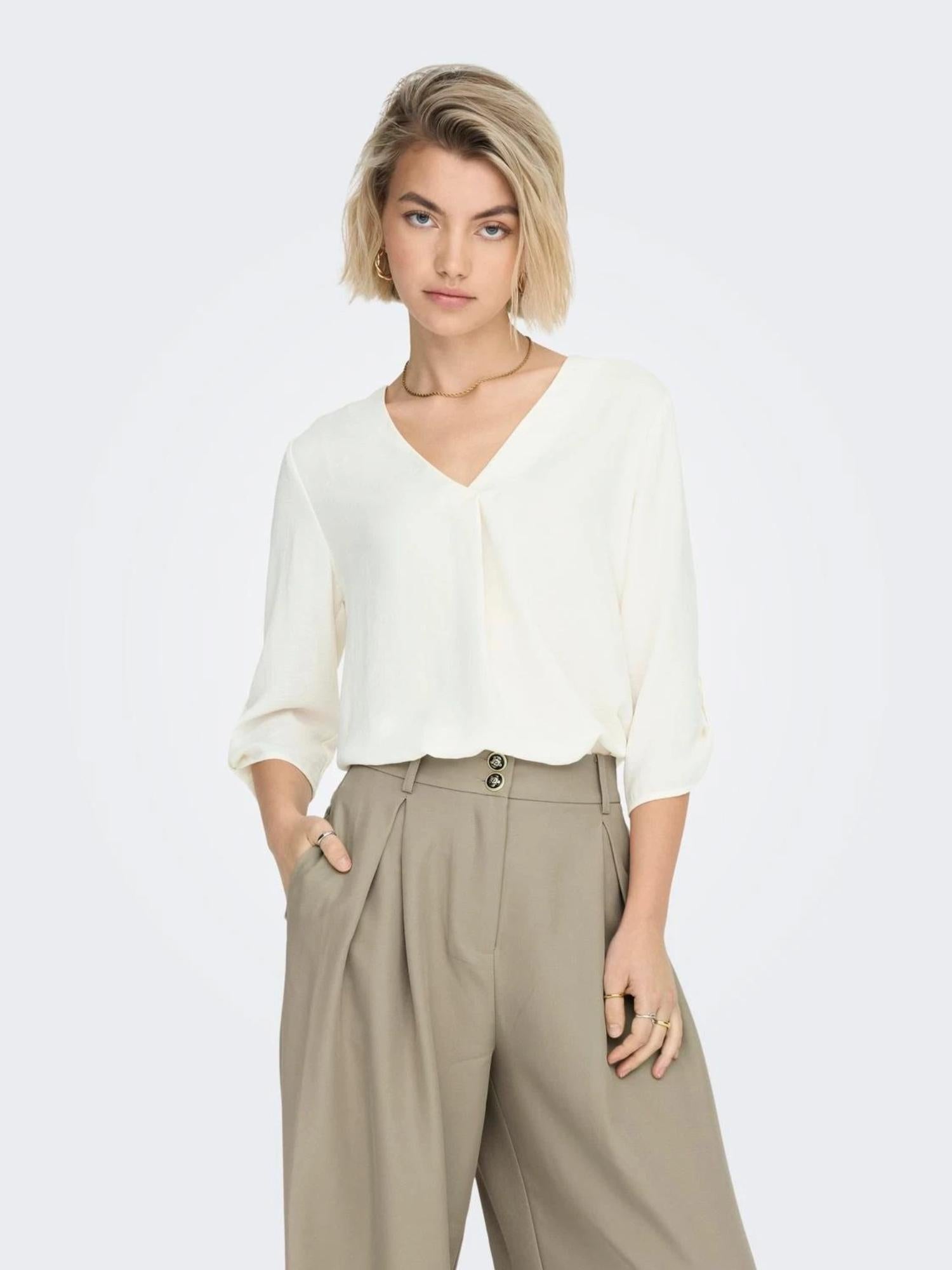 Top Donna Bianco Cloud Dancer - Santangelo