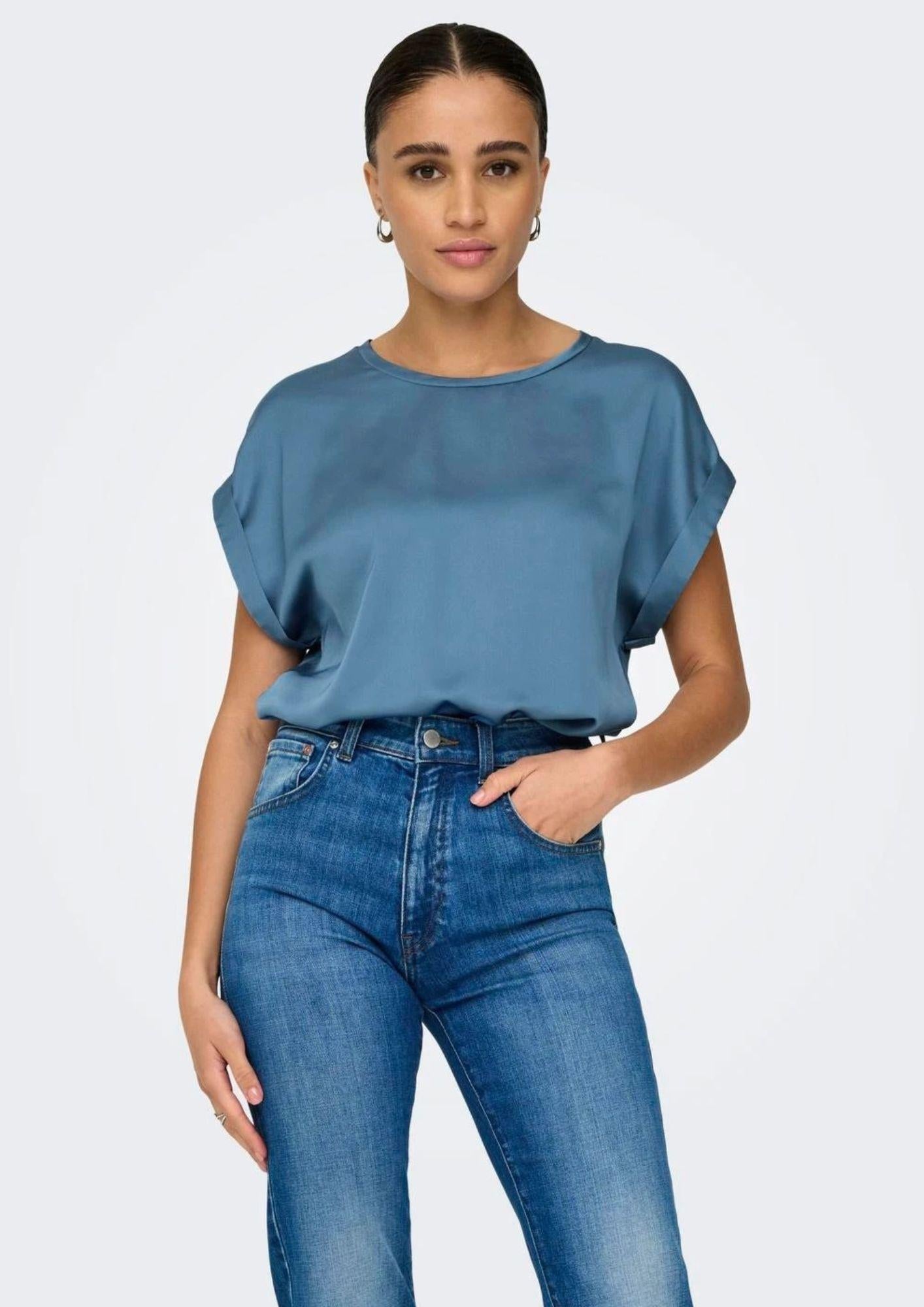 Top Donna Blu - Santangelo