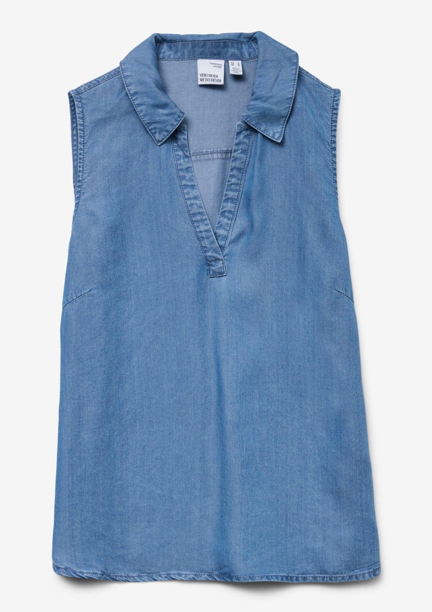 Top Donna Blue Denim - Santangelo