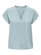Top Donna Grigio Silver Blue - Santangelo