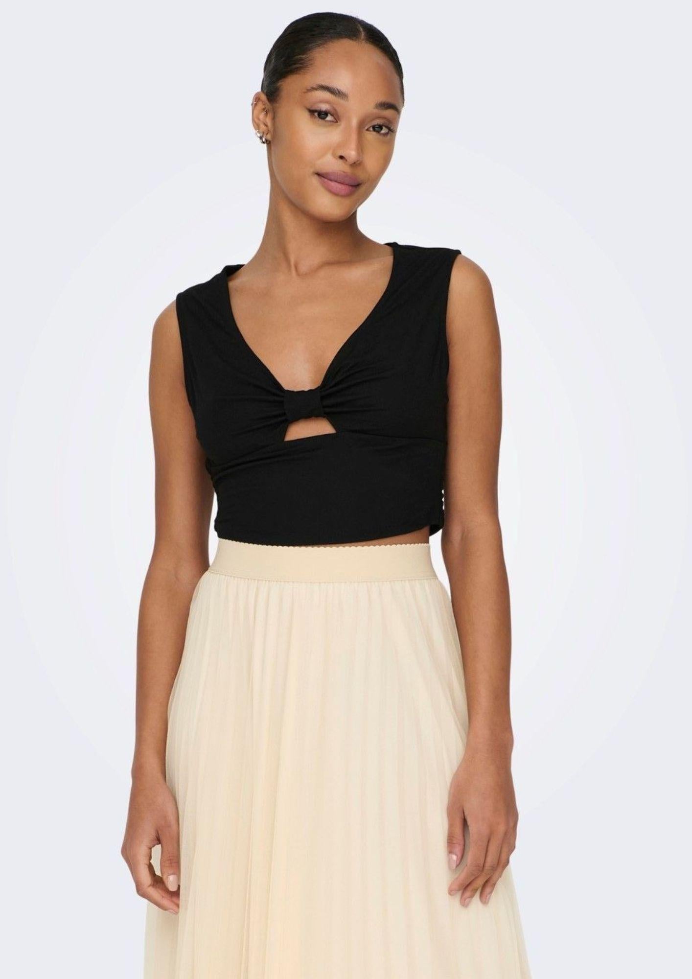 Top Donna Nero - Santangelo