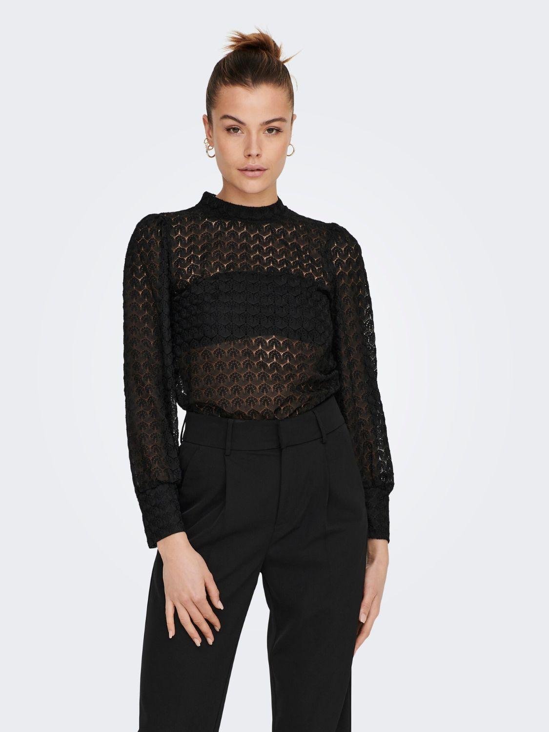 Top Donna Nero - Santangelo