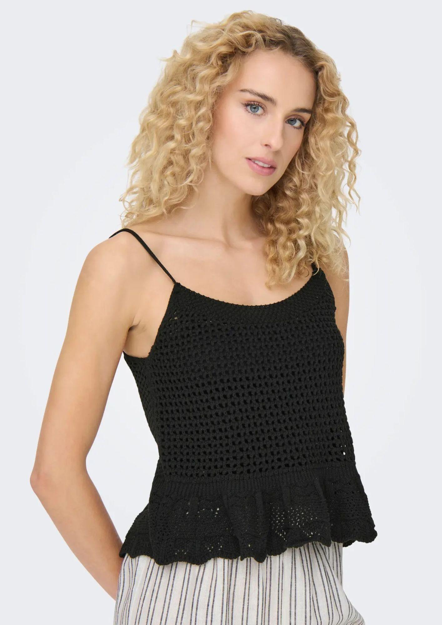Top Donna Nero - Santangelo