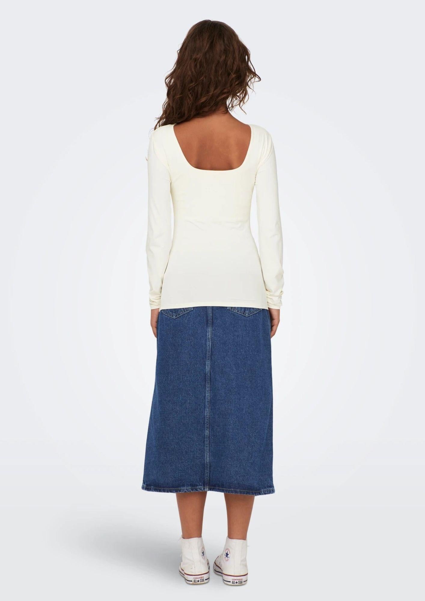 Top Donna Only Onlea Bianco - Santangelo