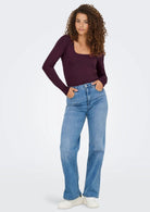Top Donna Only Onlea Bordeaux - Santangelo
