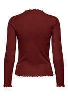 Top Donna Only Onlemma Rosso Bordeaux - Santangelo