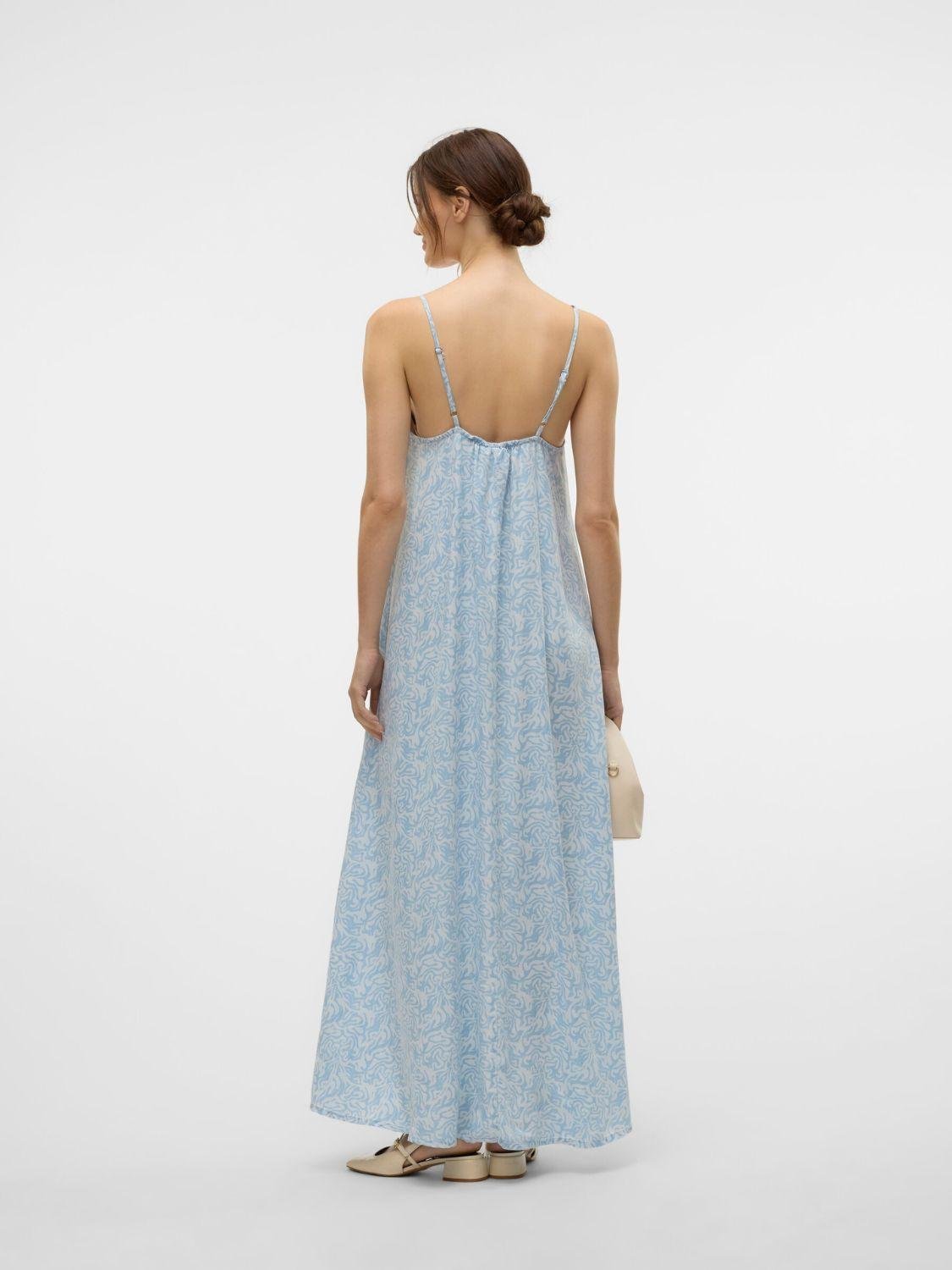 Vero Moda Abito Donna Light Blue Denim - Santangelo