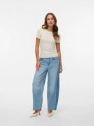 VERO MODA Vero Moda AWIRWINA Top Donna Birch T-Shirt