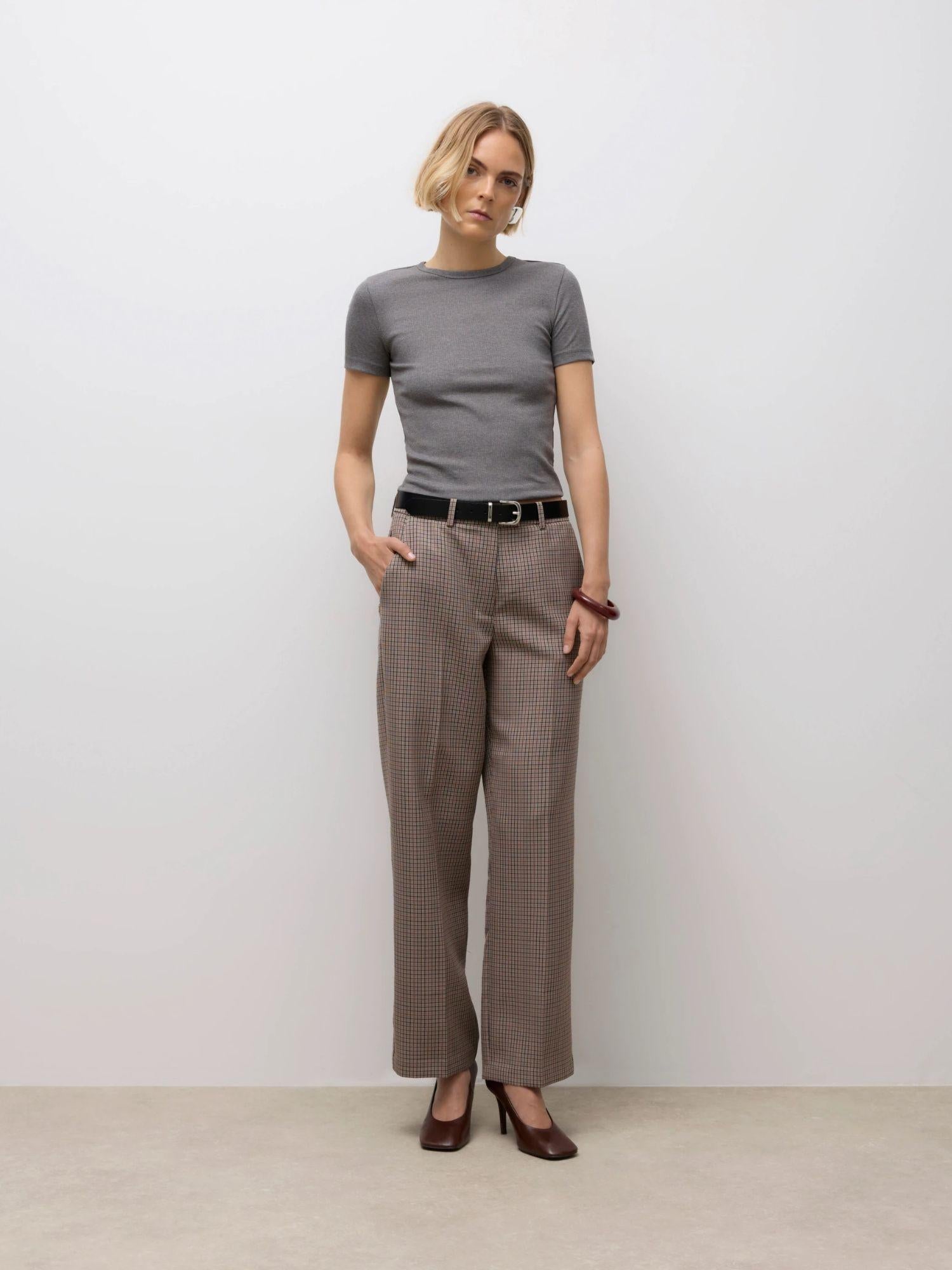 VERO MODA Vero Moda AWIRWINA Top Donna Medium Grey Melange T-Shirt