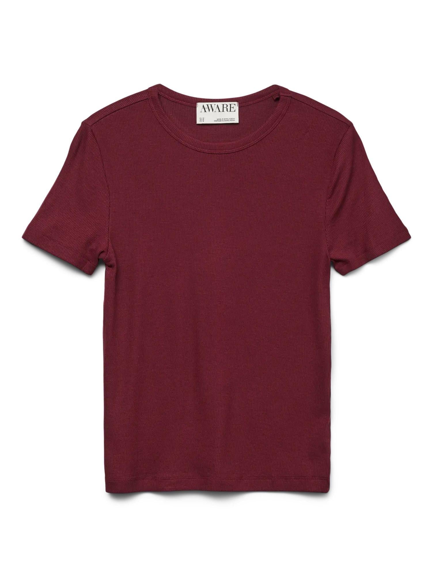 VERO MODA Vero Moda AWIRWINA Top Donna Zinfandel T-Shirt
