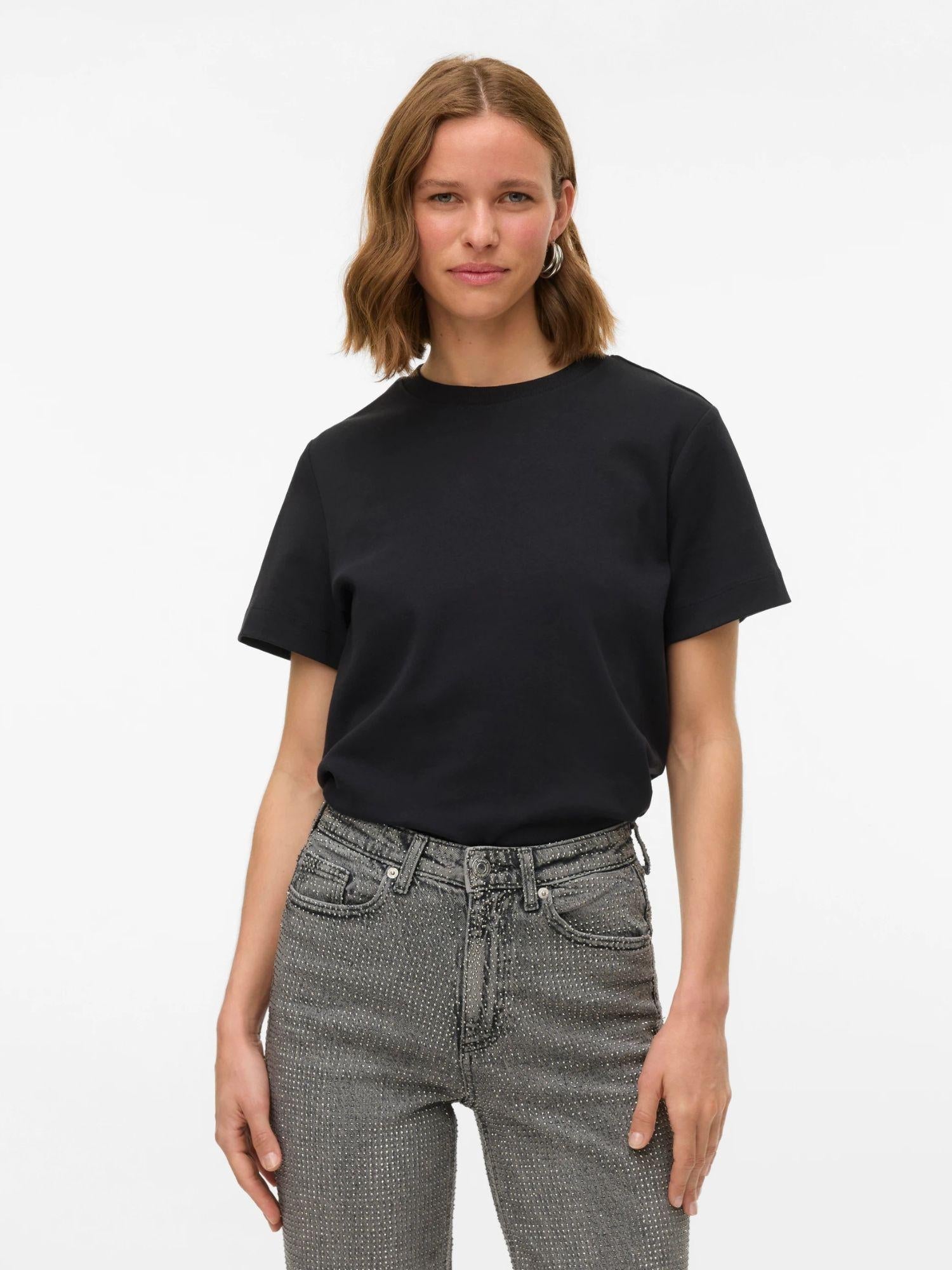VERO MODA Vero Moda AWNAIMA T-Shirt Donna Nero T-Shirt