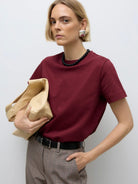 VERO MODA Vero Moda AWNAIMA T-Shirt Donna Purple Zinfandel T-Shirt