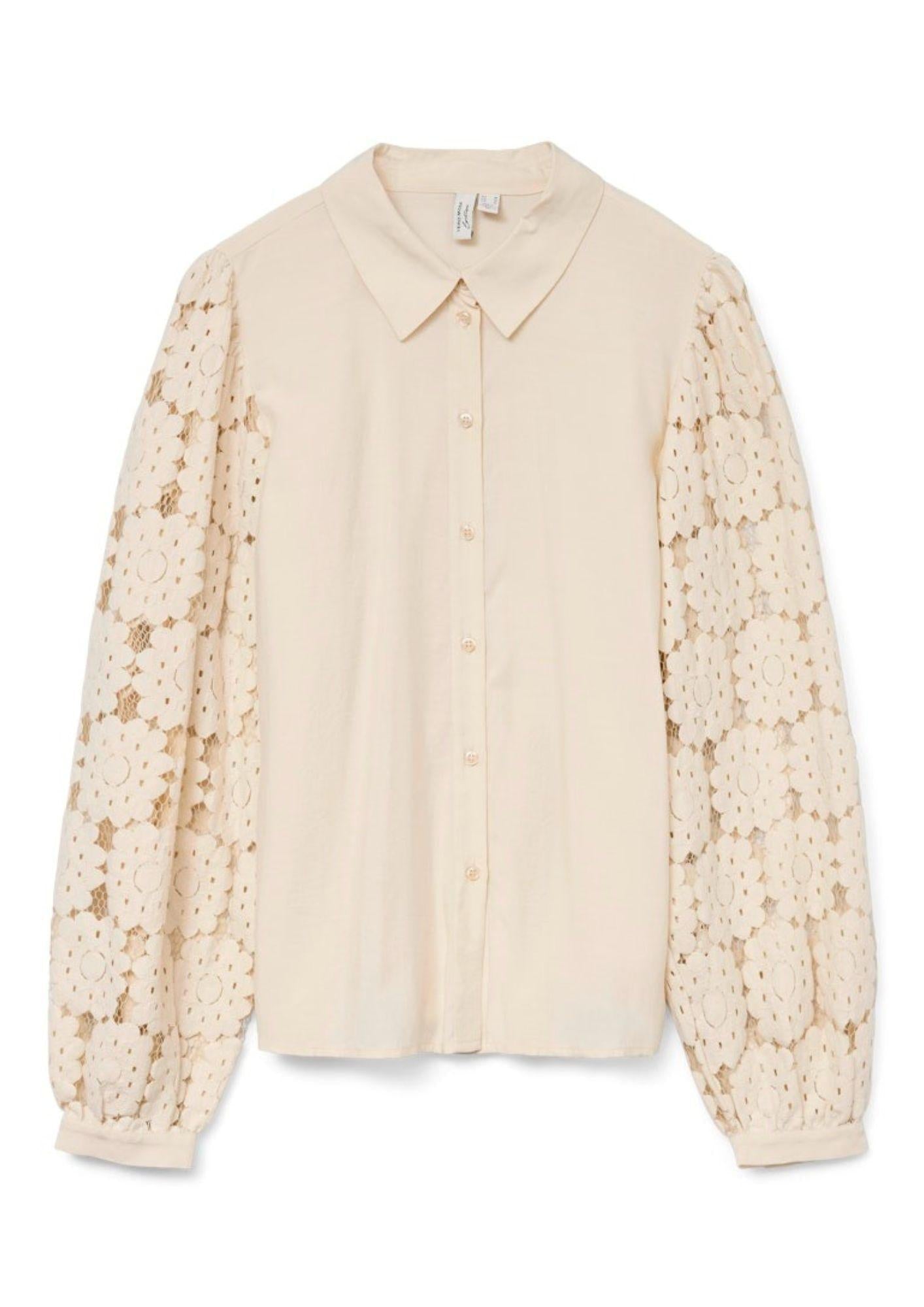 VERO MODA Vero Moda Camicia Donna Fabena Bianco Betulla Camicia
