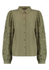 Chemise verte Fabena pour femme de Vero Moda