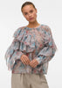 Chemise à motifs beige Sabrina pour femme de Vero Moda
