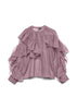 Chemise Sabrina pour femme Vero Moda marron rose antique