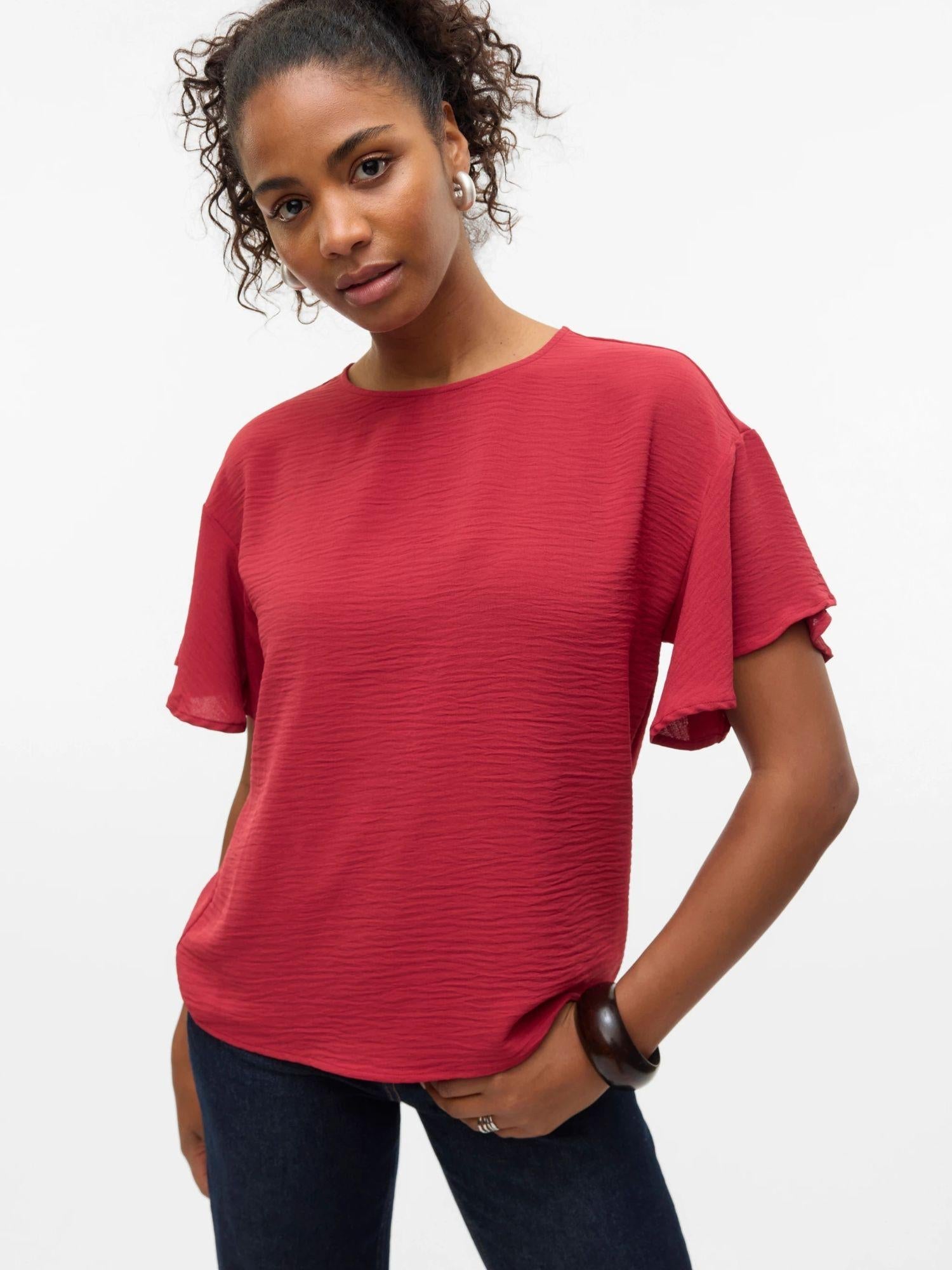 VERO MODA Vero Moda VMALVA Top Donna Karanda Red Top